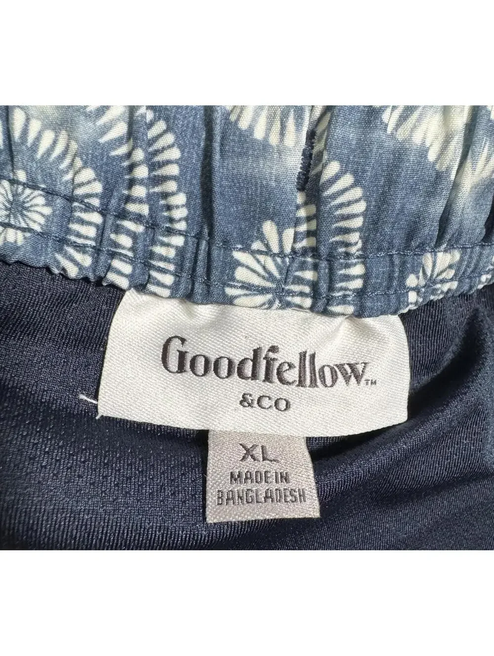 Goodfellow Blue & White Print 5